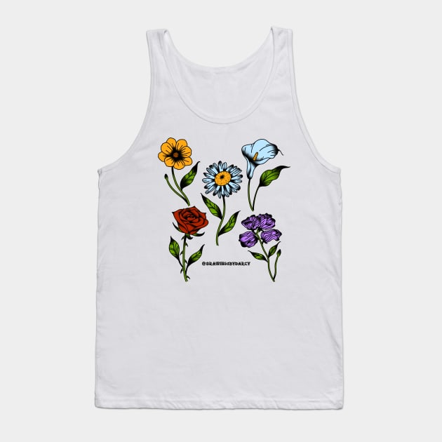 Flower Pack Tank Top by drawingsbydarcy